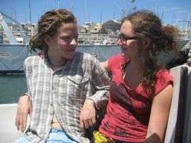 Jade, Franois, Diane et Christophe à Perpignan