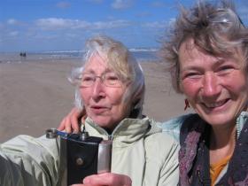 avec Mam' sur la plage